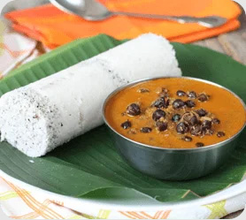 Puttu with Kadala Curry
